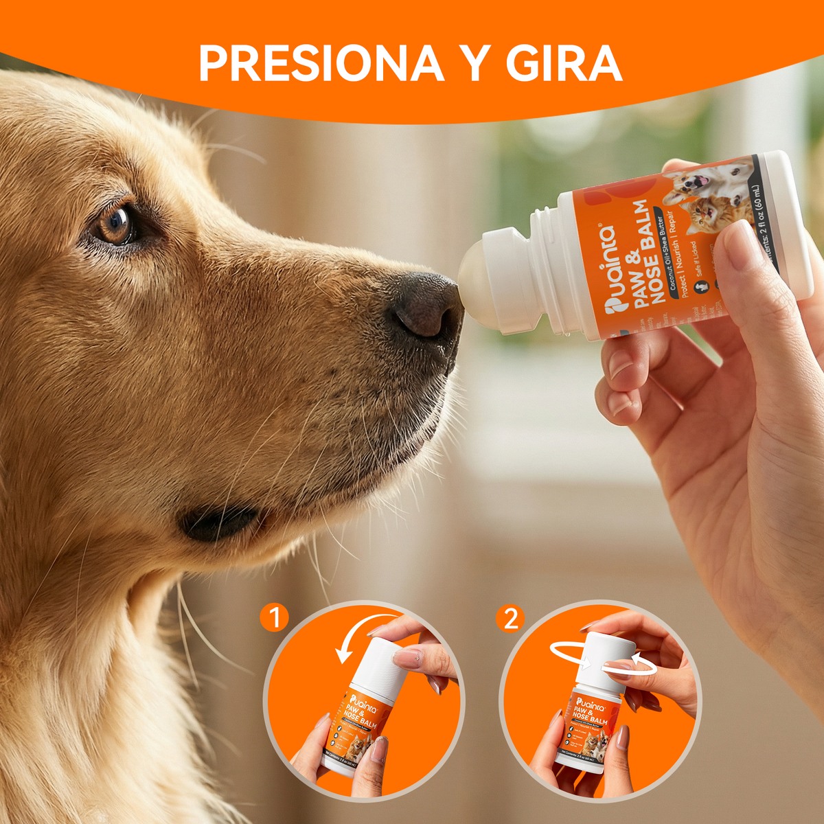 Puainta® Köpek Pati ve Burun Balmı – Çatlamış Patiler İçin Yatıştırıcı Bakım
