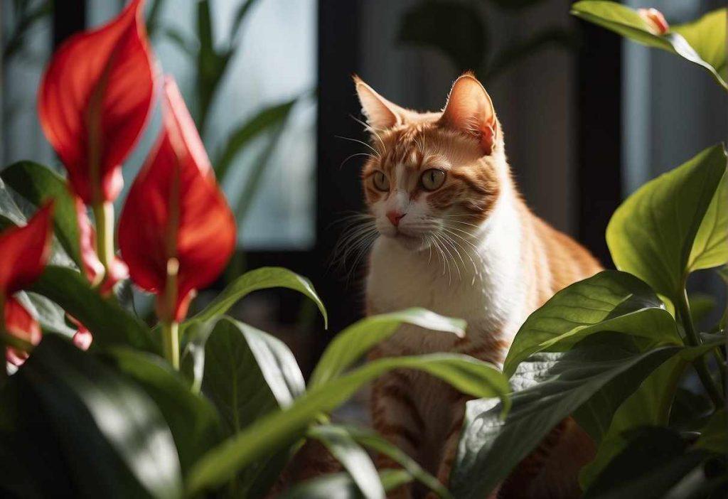Is Anthurium Toxic to Cats