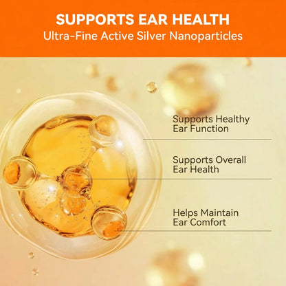 Puainta Quantum Silver Ear Drops for Dogs & Cats -Gentle Ear Care for Smelly& Sensitive Ears