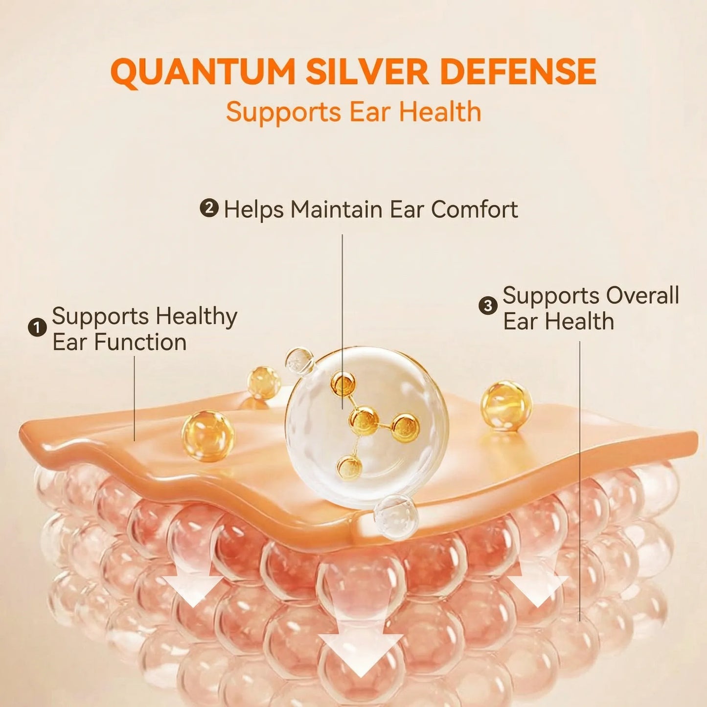 Puainta Quantum Silver Ear Drops for Dogs & Cats -Gentle Ear Care for Smelly& Sensitive Ears