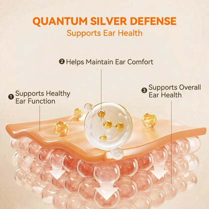 Puainta Quantum Silver Ear Drops for Dogs & Cats -Gentle Ear Care for Smelly& Sensitive Ears