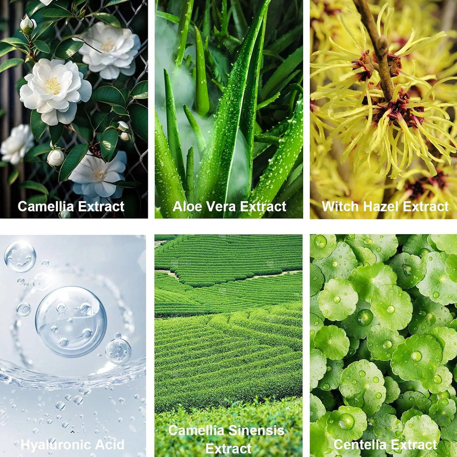 Chamomile and aloe vera botanical ingredients