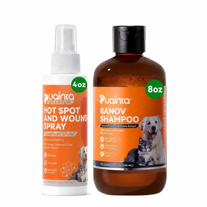 Puainta® Pulverizador Dérmico de Plata Cuántica para Perros y Gatos