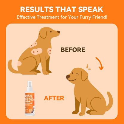 Puainta® Pulverizador de plata cuántica para piel de perros/gatos