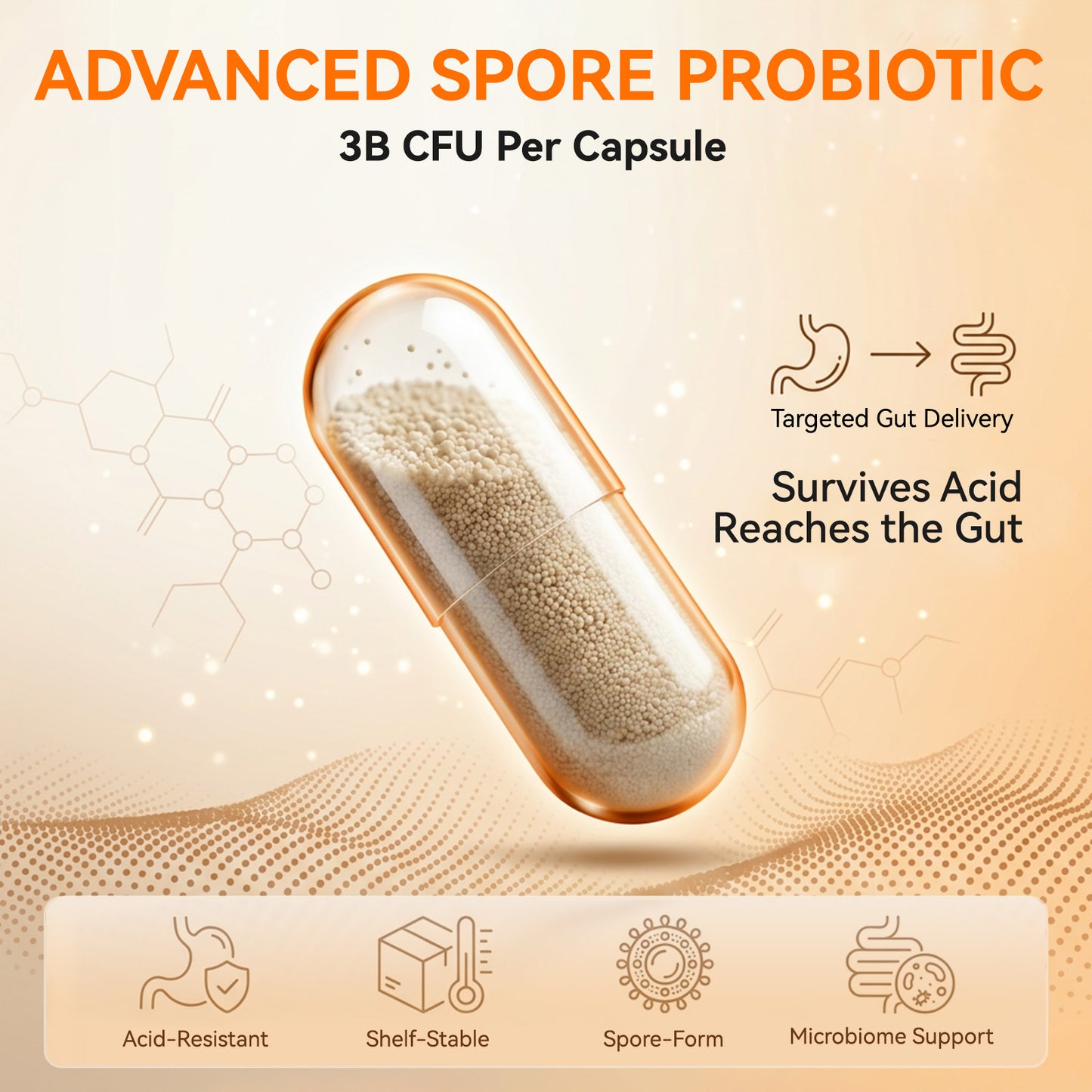 Puainta Advanced Spore Probiotic formula with spore-based probiotics for gut support