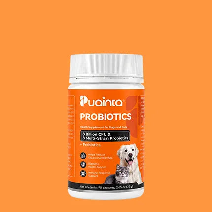 Puainta® Probióticos para Perros y Gatos – Cuidado Digestivo y de la Salud Intestinal