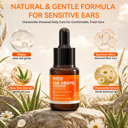 Natural ingredients in pet ear drops for dogs and cats