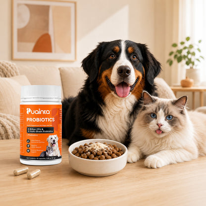 Puainta® Probiotics for Dogs & Cats – Digestive & Gut Health Support