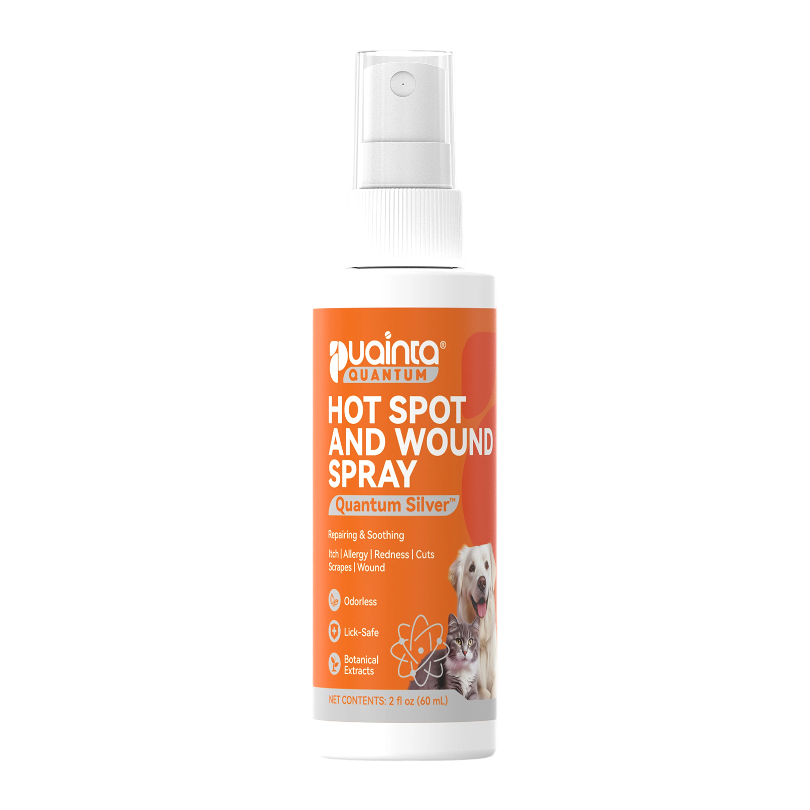 Puainta hot spot spray for dogs and cats 2 oz bottle