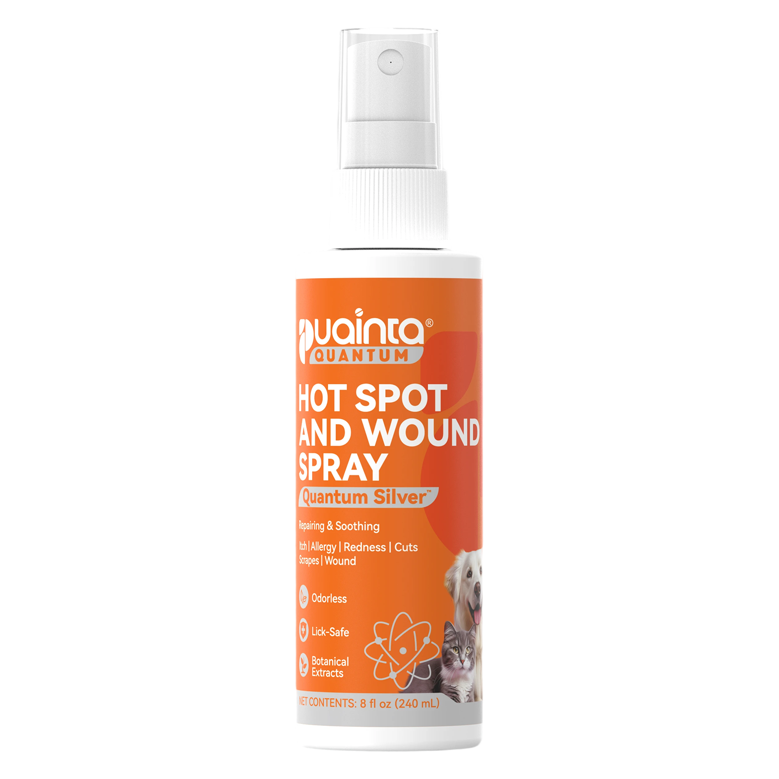 Puainta Hot Spot Spray 8oz bottle for pet hot spot and itch relief