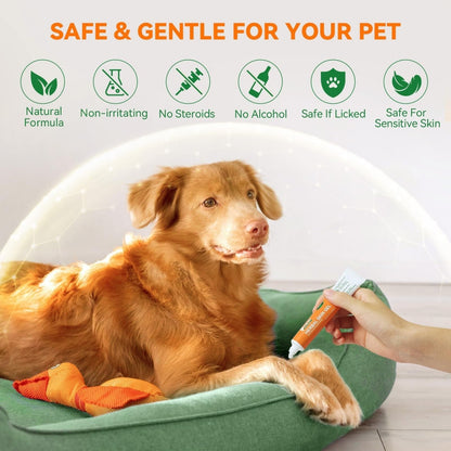 Puainta Doğal Bitkisel Cilt Jeli – Köpek ve Kediler İçin Yatıştırıcı Cilt Konforu