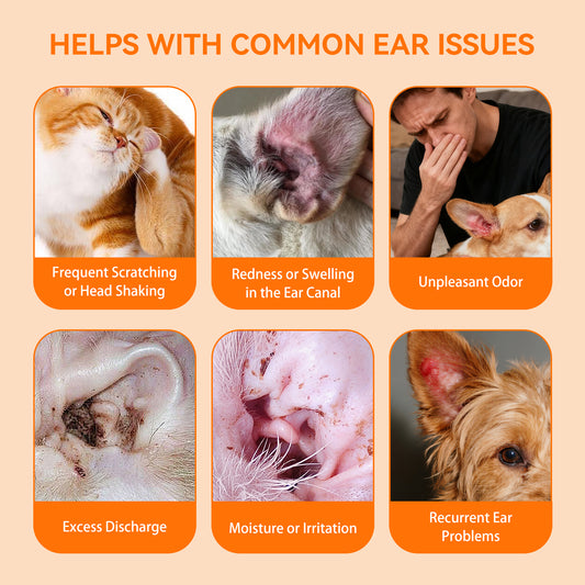 Puainta ear drops supporting care for smelly itchy and sensitive pet ears